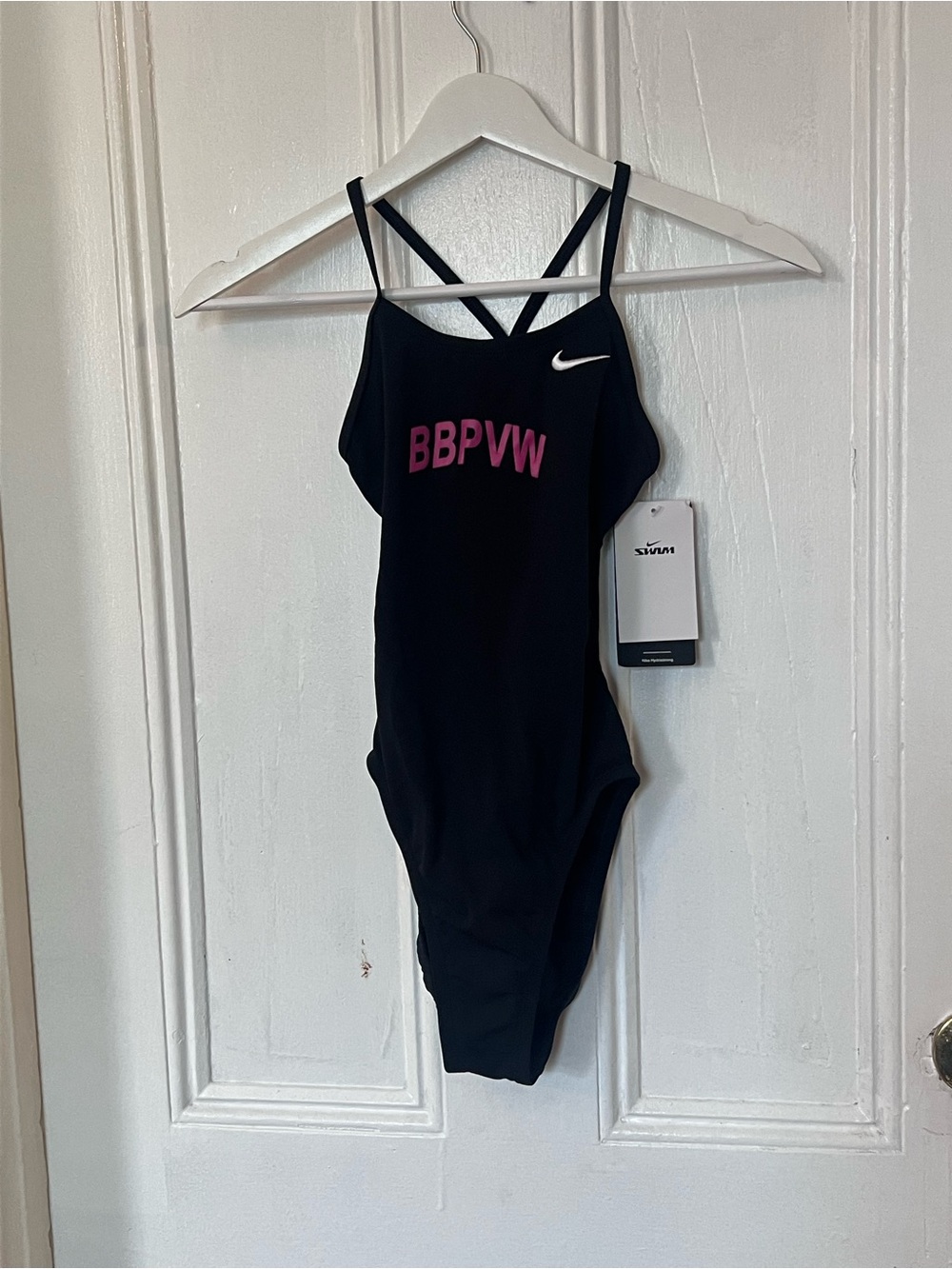 Nike HydraStrong Black One Piece Swimsuit Women’s Size 26 / 0 BBPVW NWT